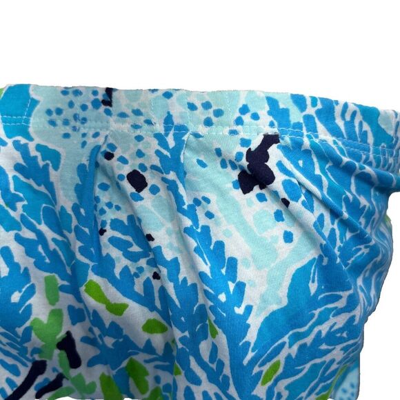 Lilly Pulitzer Marlisa Maxi Dress Size XS Spa Blue Let’s Cha Cha Strapless New - Picture 6 of 13